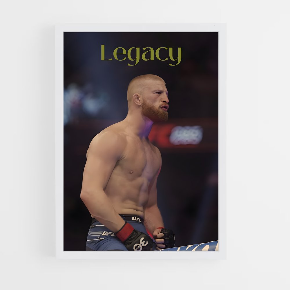 Poster Barbe et Rébellion – affiche MMA (vue 3)